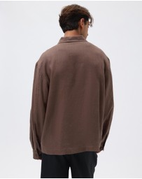AERE - Alfie LS Linen Shirt
