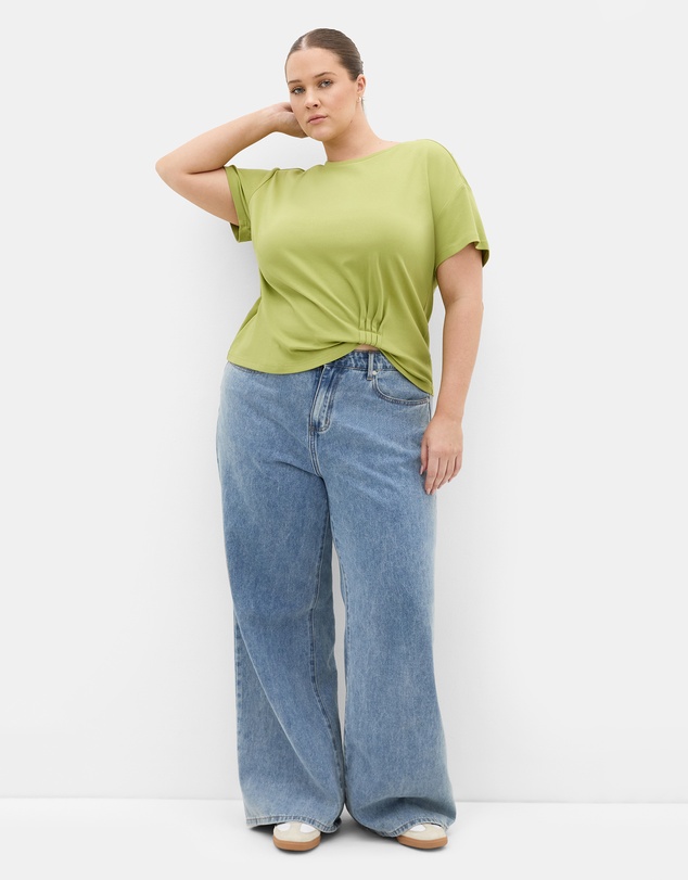 City Chic - Half Tuck Tee