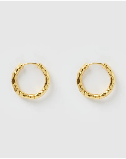 Izoa - Rosetta Hoop Earrings