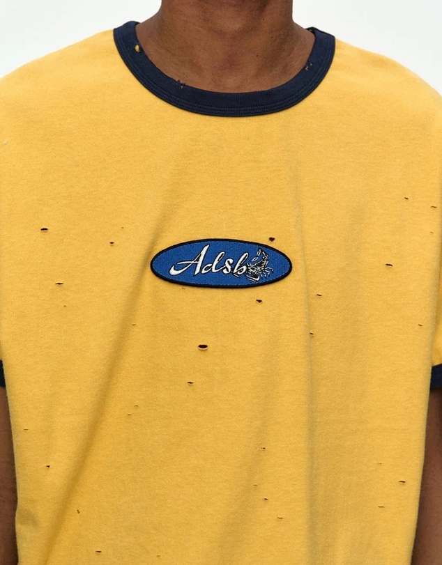 Andersson Bell - Essential ADSB Logo Patch Ringer T-Shirt