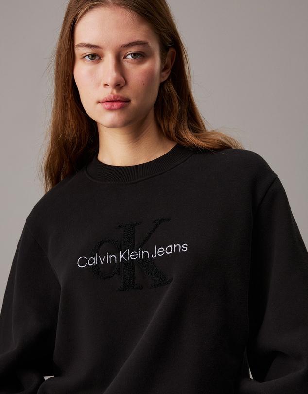 Calvin Klein Jeans - Relaxed Chenille Monogram Sweatshirt