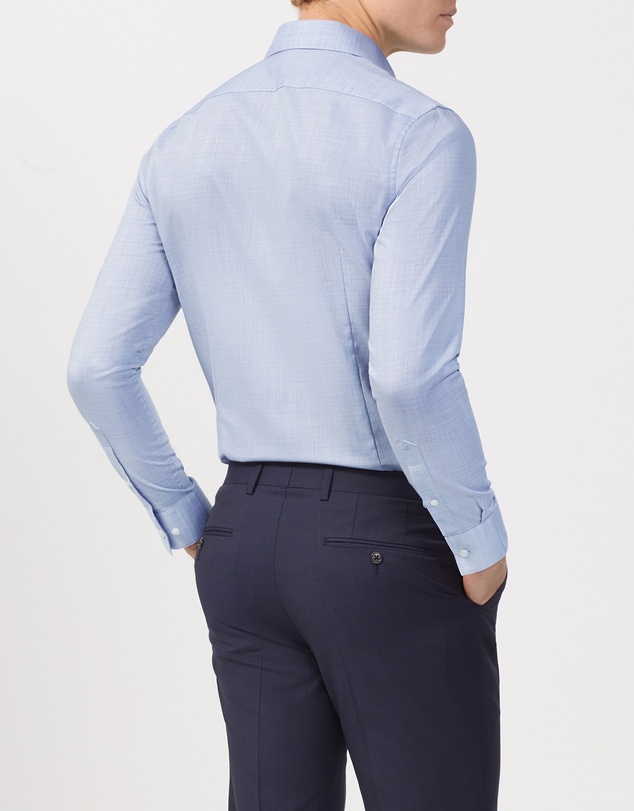 Van Heusen - Solid Colour Textured Shirt