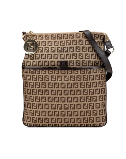 Pre-Loved by Azura Reborn - Pre-Loved fendi Logo Print Crossbody Bag