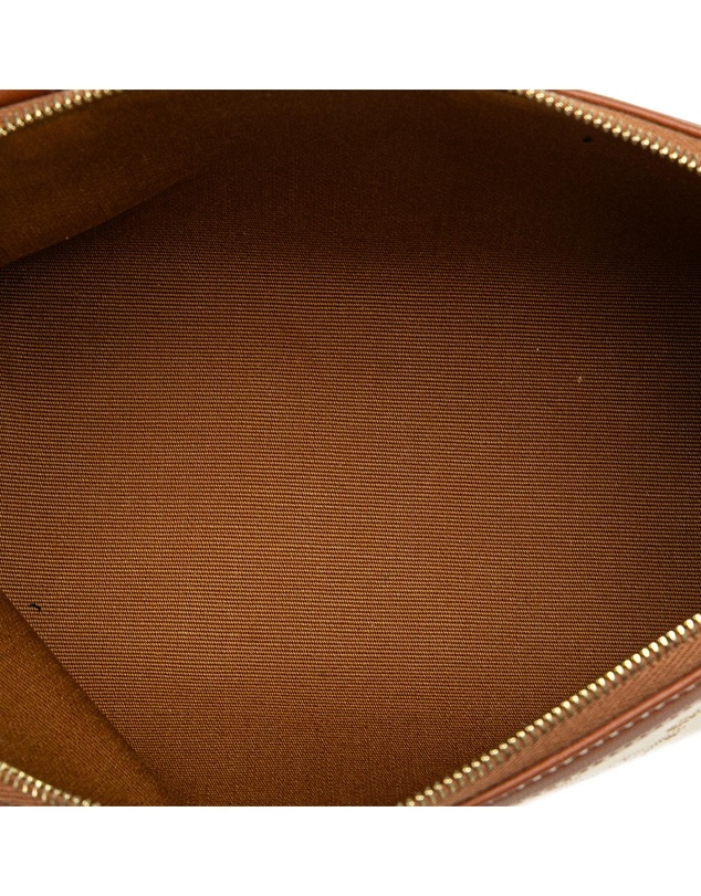 Pre-Loved by Azura Reborn - Pre-Loved Triomphe Coated Canvas Clutch On Chain