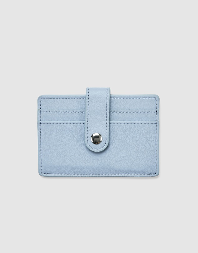 Globite - Leather RFID Card Holder Snap Button