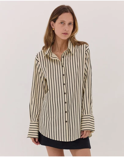 Cloth & Co. - The Classic Shirt | Black & Cream