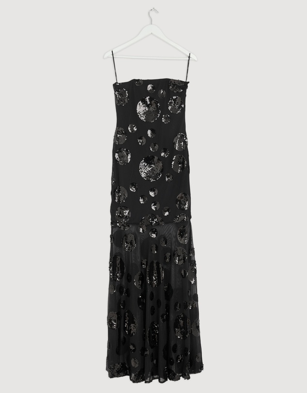 Revibe - Repaired Lover Alexis Strapless Sequin Maxi Dress - AU 10