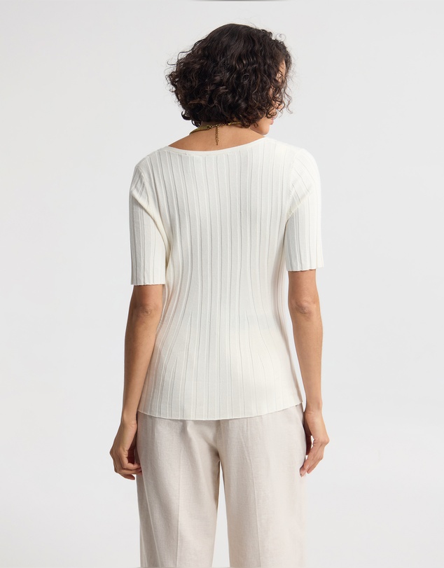 Oxford - Lucy Rib V-Neck Knit