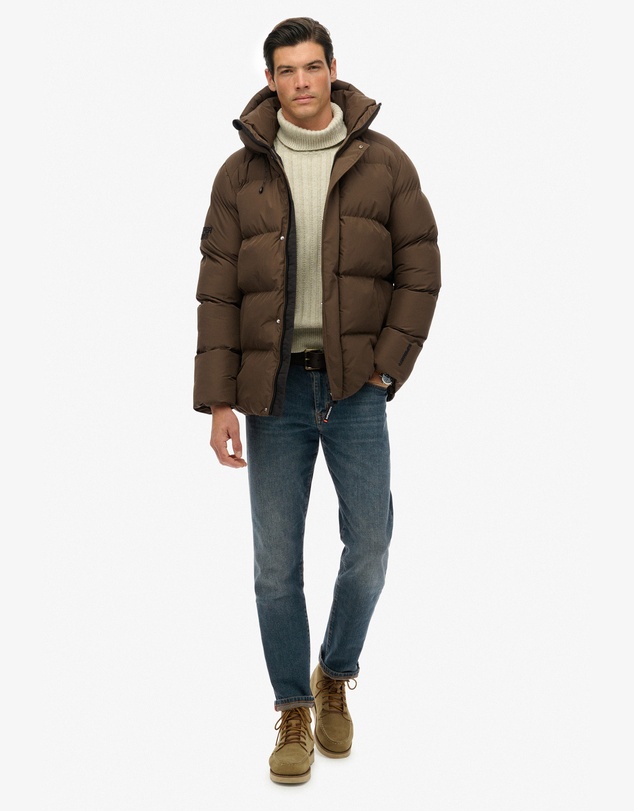 Superdry - Hooded 5 Baffle Sports Puffer