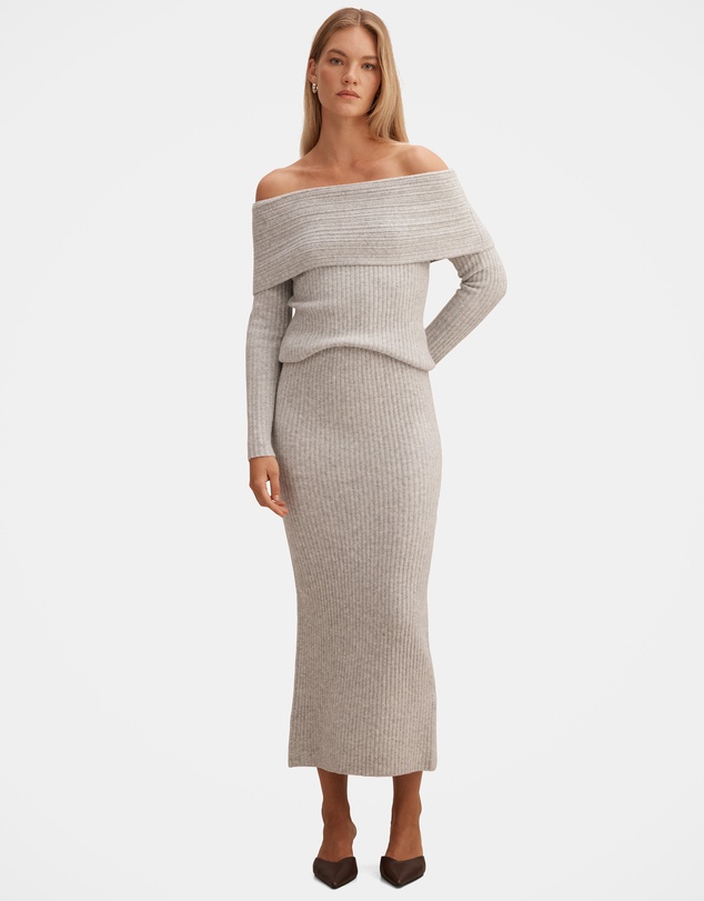 Forever New - Marcie Ribbed Knitted Skirt