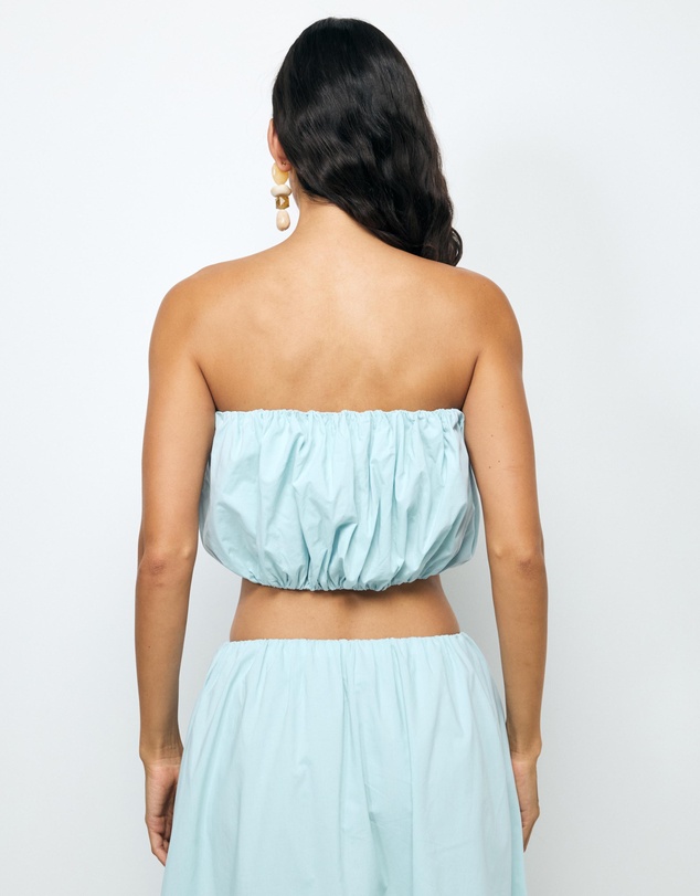 AERE - Quill Strapless Top