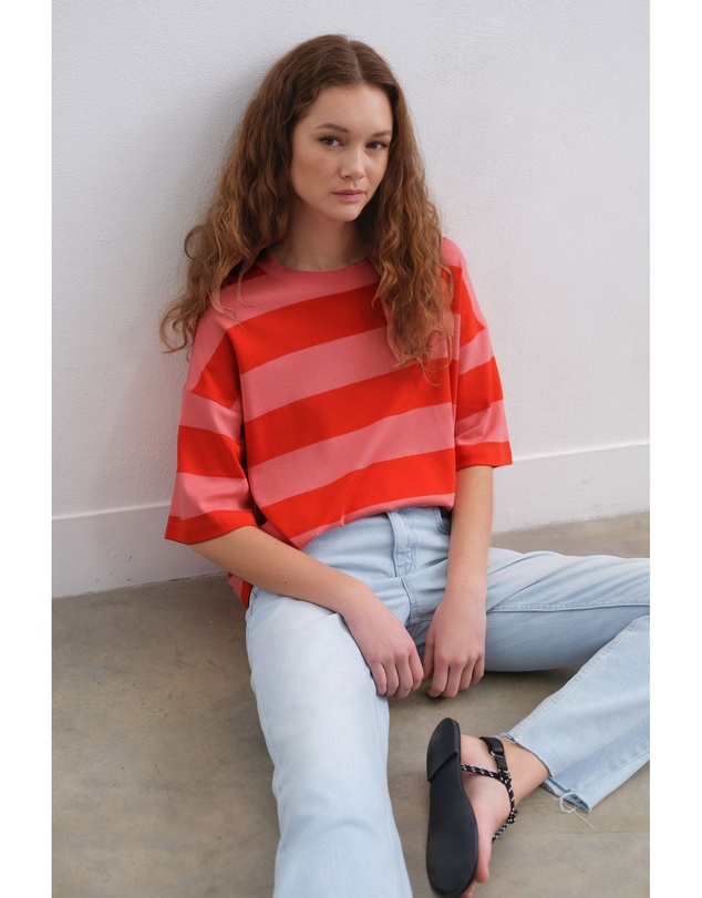 NEXT - Oversized Relaxed Fit 100% Cotton Boxy Heavyweight Crew Neck T-Shirt