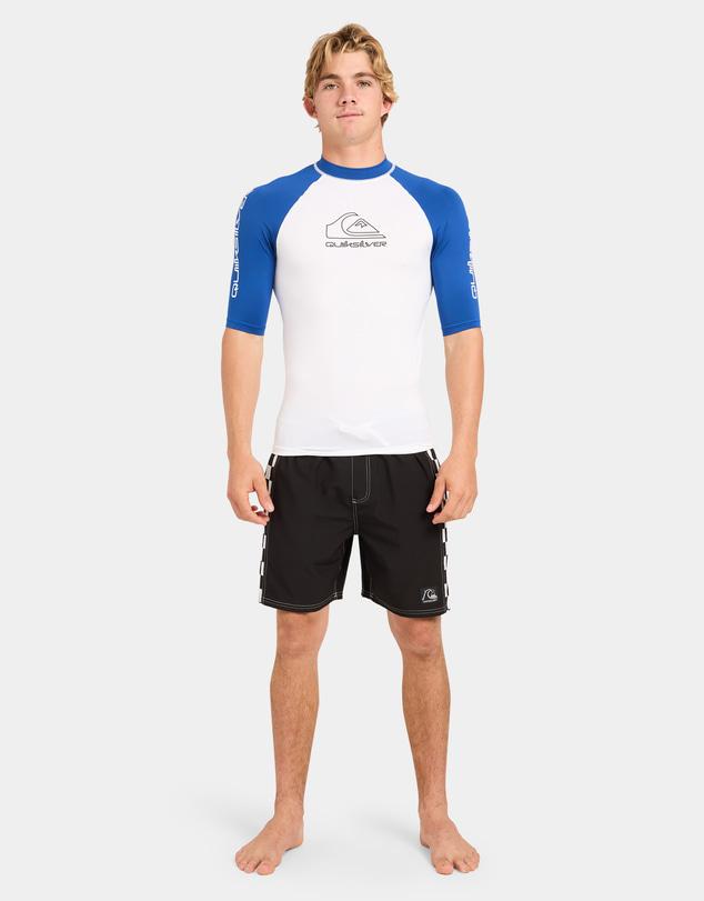 Quiksilver - Mens On Tour UPF 50 Short Sleeve Rashguard