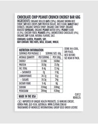 CLIF - Chocolate Chip Peanut Crunch Energy Bar - 12x68g