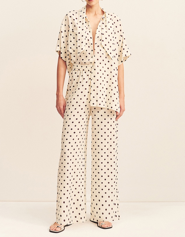 Shona Joy - Houston Side Split Short Sleeve Shirt