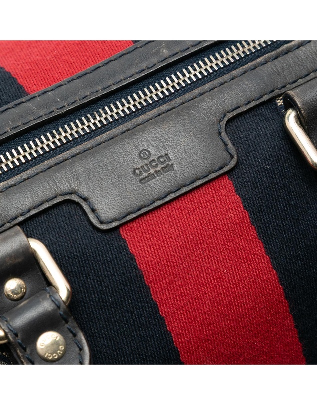 Pre-Loved by Azura Reborn - Pre-Loved Medium GG Canvas Web Joy Boston Bag