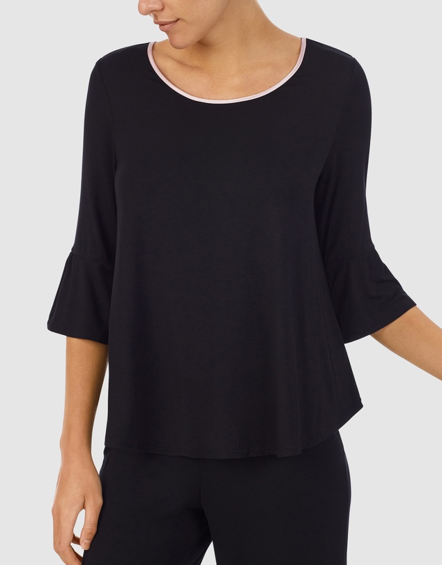 Kate Spade - Modal Jersey 3/4 Sleeve Cropped Long Pyjama Set