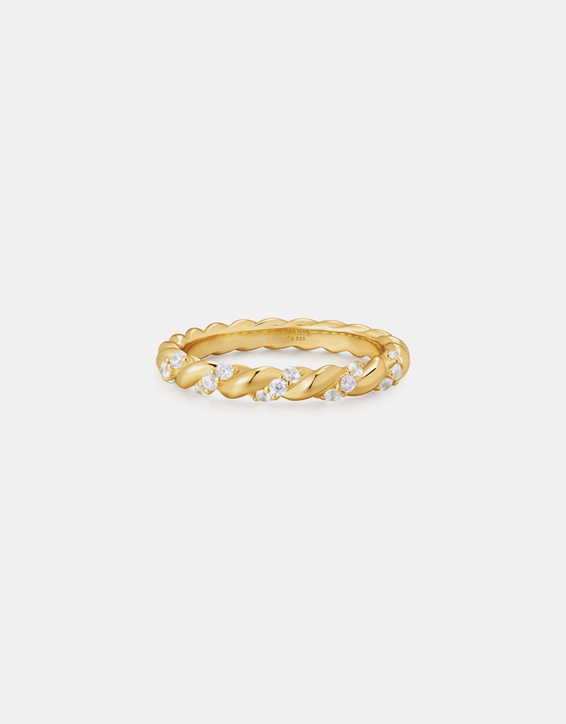 Ania Haie - Gold Sparkle Twisted Ring