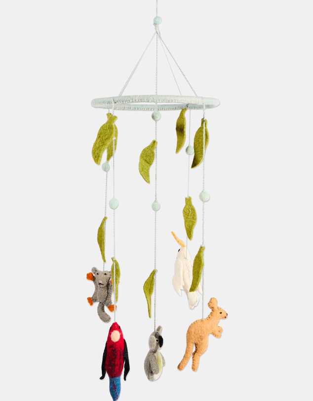 Kip&Co - Australian Friends Felted Wool Mobile - Babies