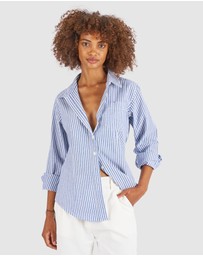 CAMIXA - Rina Striped Linen Shirt