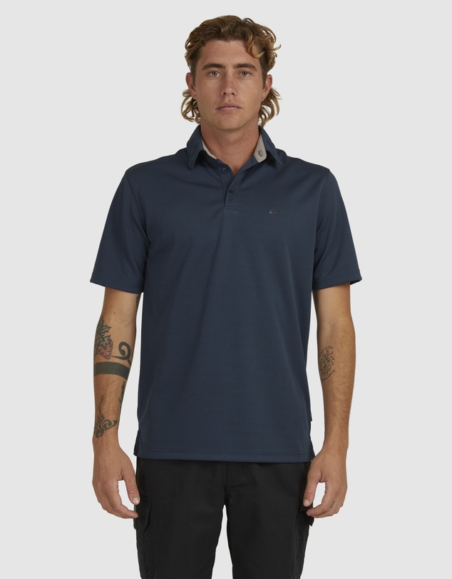 Quiksilver - Mens Waterman Water Short Sleeve Polo Shirt