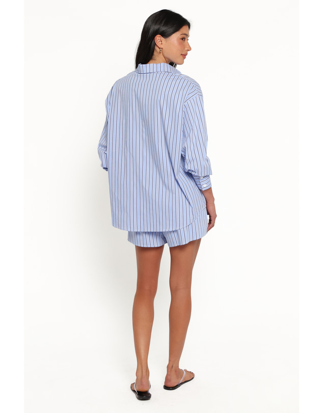 Petal & Pup - Ashlyn Short Set - Blue Stripe