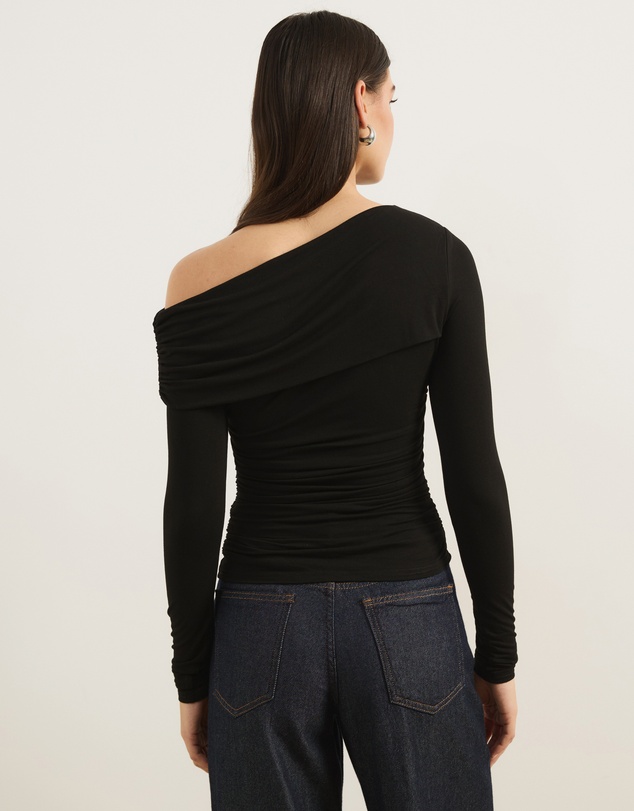 Atmos&Here - Nell One Shoulder Long Sleeve Top