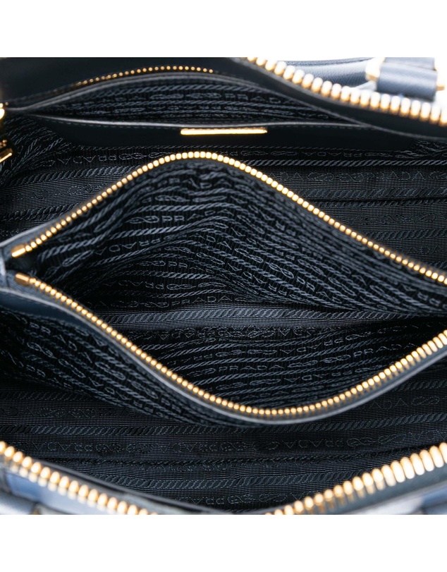 Pre-Loved by Azura Reborn - Pre-Loved Medium Bicolor Saffiano Lux Promenade Satchel