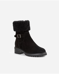 Ozwear Connection Uggs - Ugg Violet Ankle Zip Boots