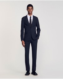 Sandro - Formal Destructure Wool Stretch Jacket