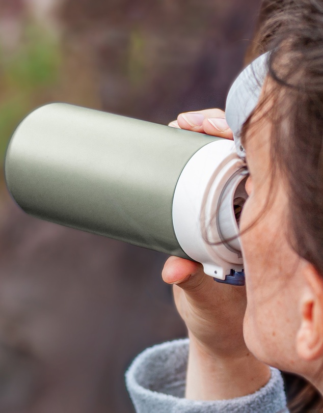 Monbento - Monbento Mb Pop Insulated Bottle - Green Natural