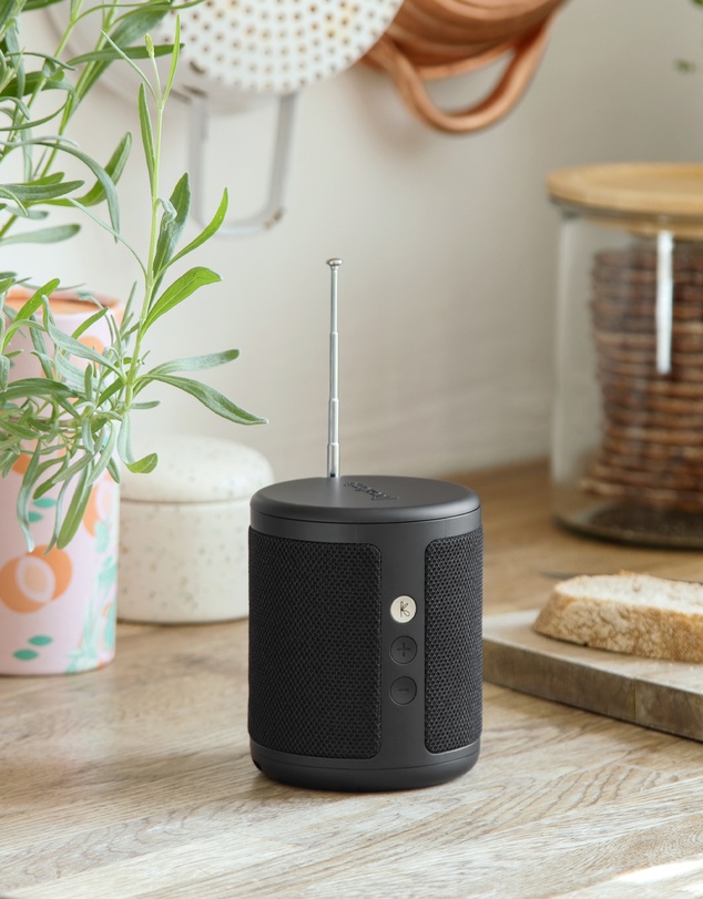 Kreafunk - Kreafunk Dabbie Dab+/Fm Radio W/ Bluetooth - Black