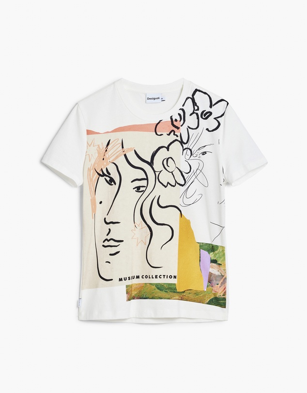 Desigual - Arty print T-shirt