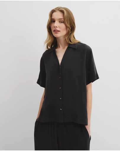 Country Road - Short Sleeve Cupro Shirt