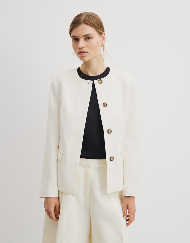 Country Road - Collarless Jacket