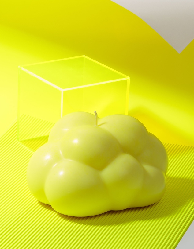 XRJ Celebrations - Cumulus Neon Yellow Candle