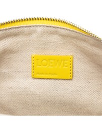 Pre-Loved by Azura Reborn - Pre-Loved Repeat Anagram Jacquard and Leather Oblong Pouch