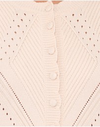 Petal & Pup - Annika Puff Sleeve Cardigan - Cream