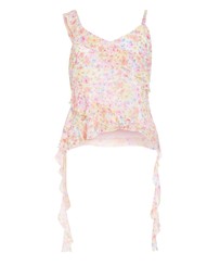 City Chic - Waverly Frill Print Top
