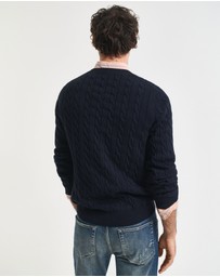 Gant - Cotton Cable Crew Neck Knit