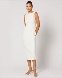 Winona - Siesta Midi Dress White