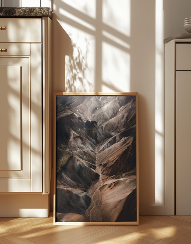 Olive et Oriel - Landmannalaugar by Witold Ziomek Art Print