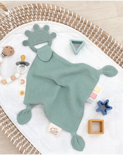 Playground - Silicone Comfort Teether - Sage