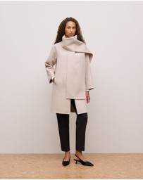 Trenery - Merino Mock Neck in Ivory