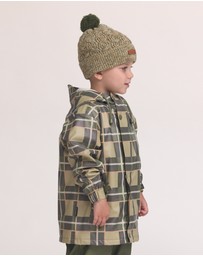Crywolf - POM POM BEANIE Olive Speckle