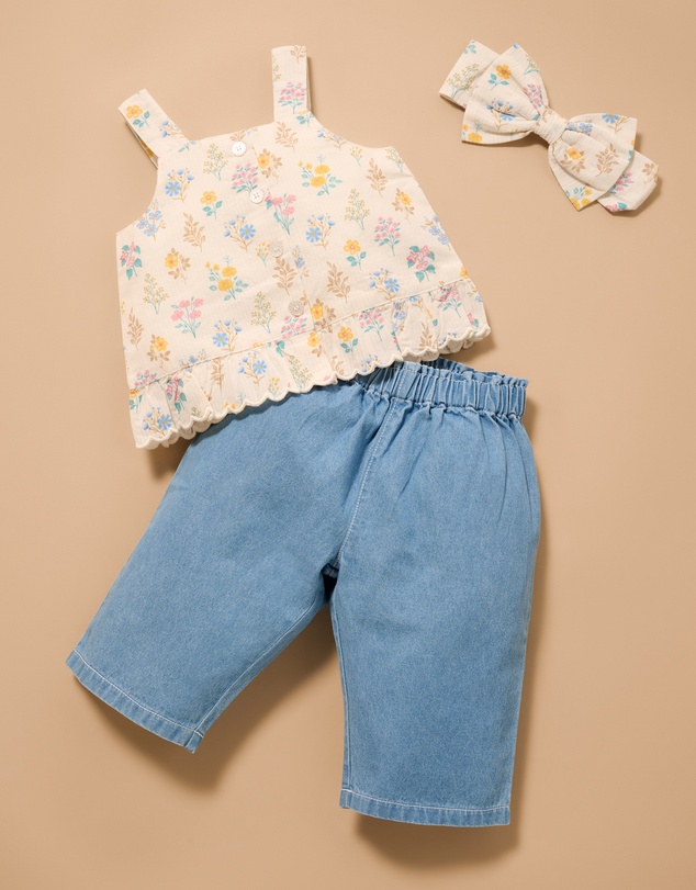 Purebaby - Chambray set-Kids-Babies