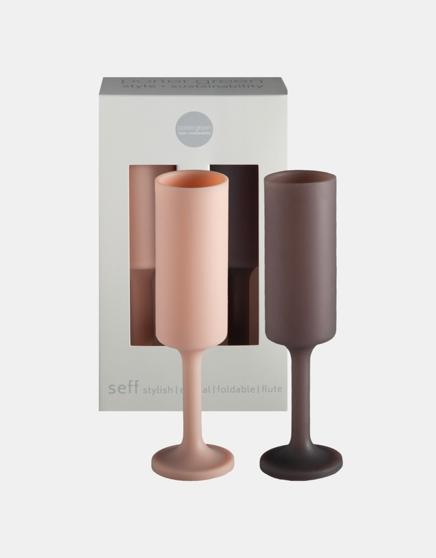porter green - stegg | silicone unbreakable highball glasses