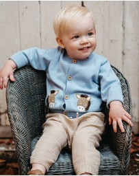 Purebaby - Slouchy Crinkle Cotton Pants -Kids-Babies
