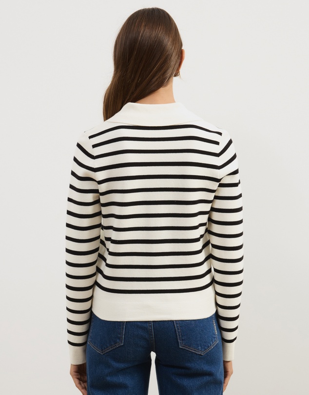 Atmos&Here - Delilah Long Sleeve Double Ended Zipped Knit Jacket