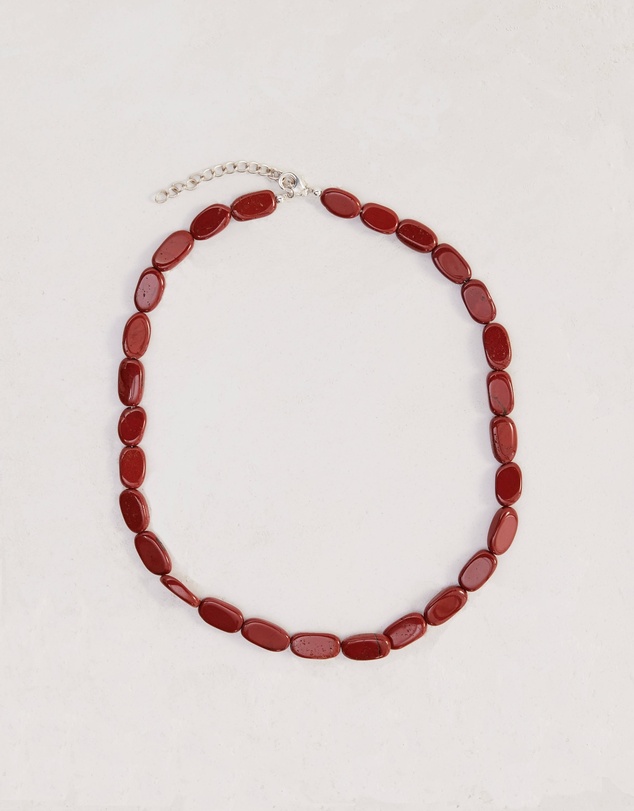 JUJU & CO - Red Jasper Stone Necklace